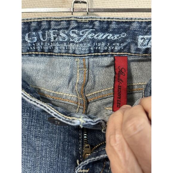 Starlet Skinny Leg Stretch women's blue jeans - medium wash - Size 27 - Picture 3 of 11